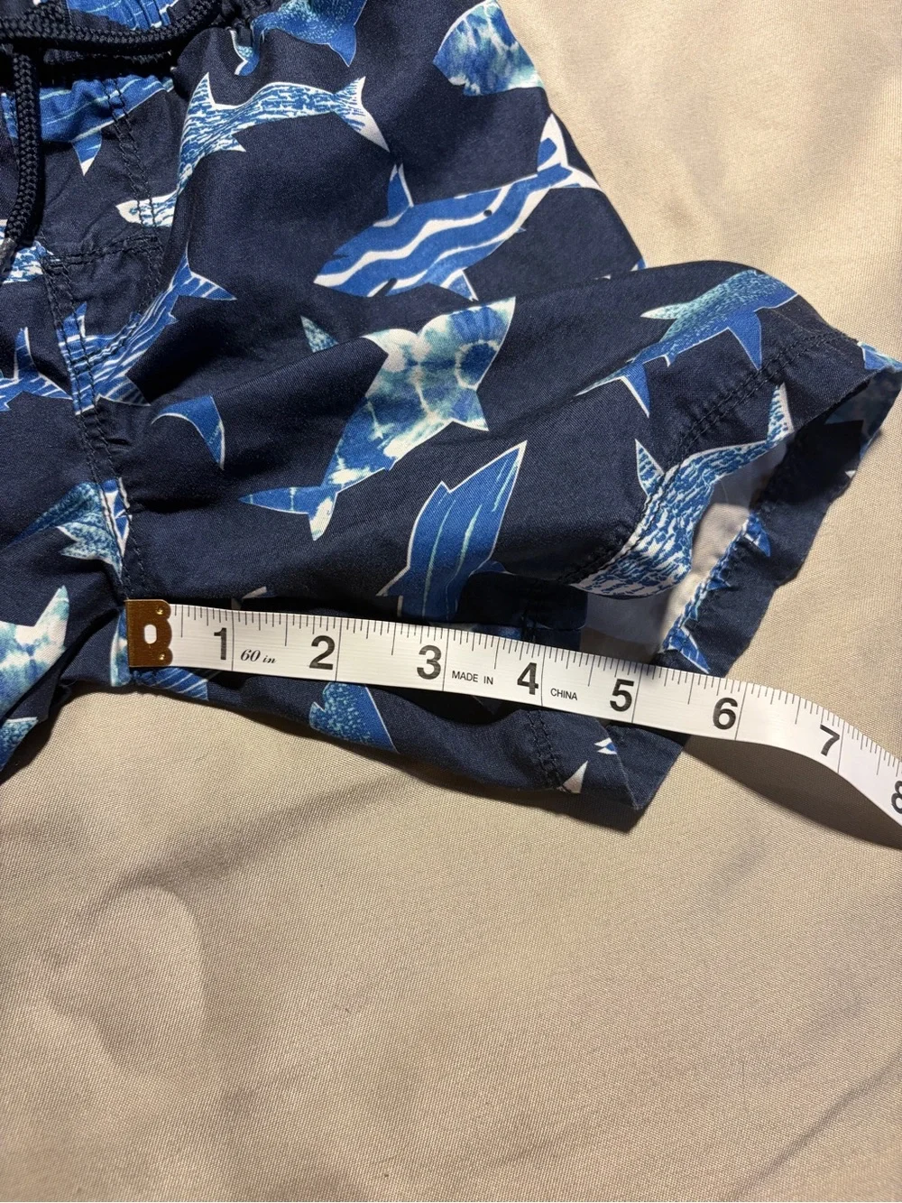 Toddler 3T Old Navy Shark Bathing Suit Swimming Trunks